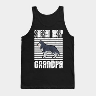 Siberian Husky Grandpa Proud Dogs Tank Top